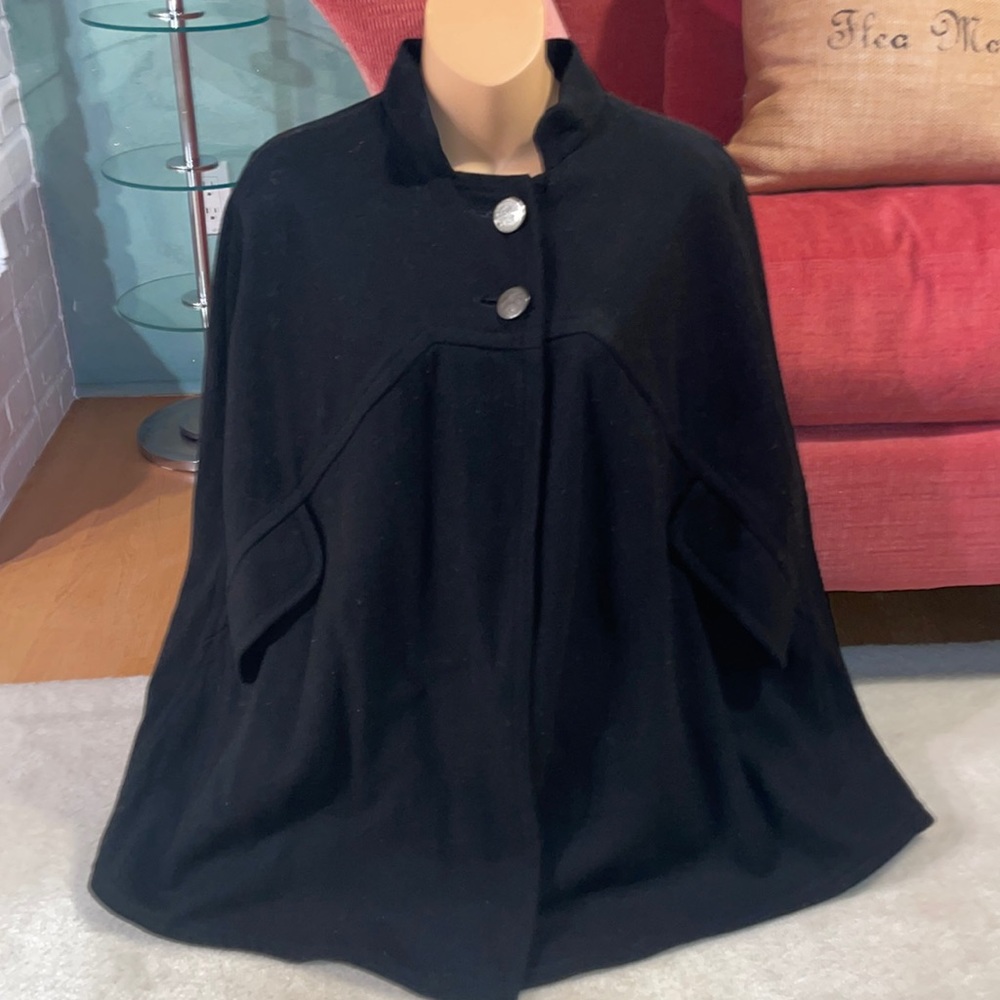 ❄️Classy European Wool Tailored Cape with Arm holes